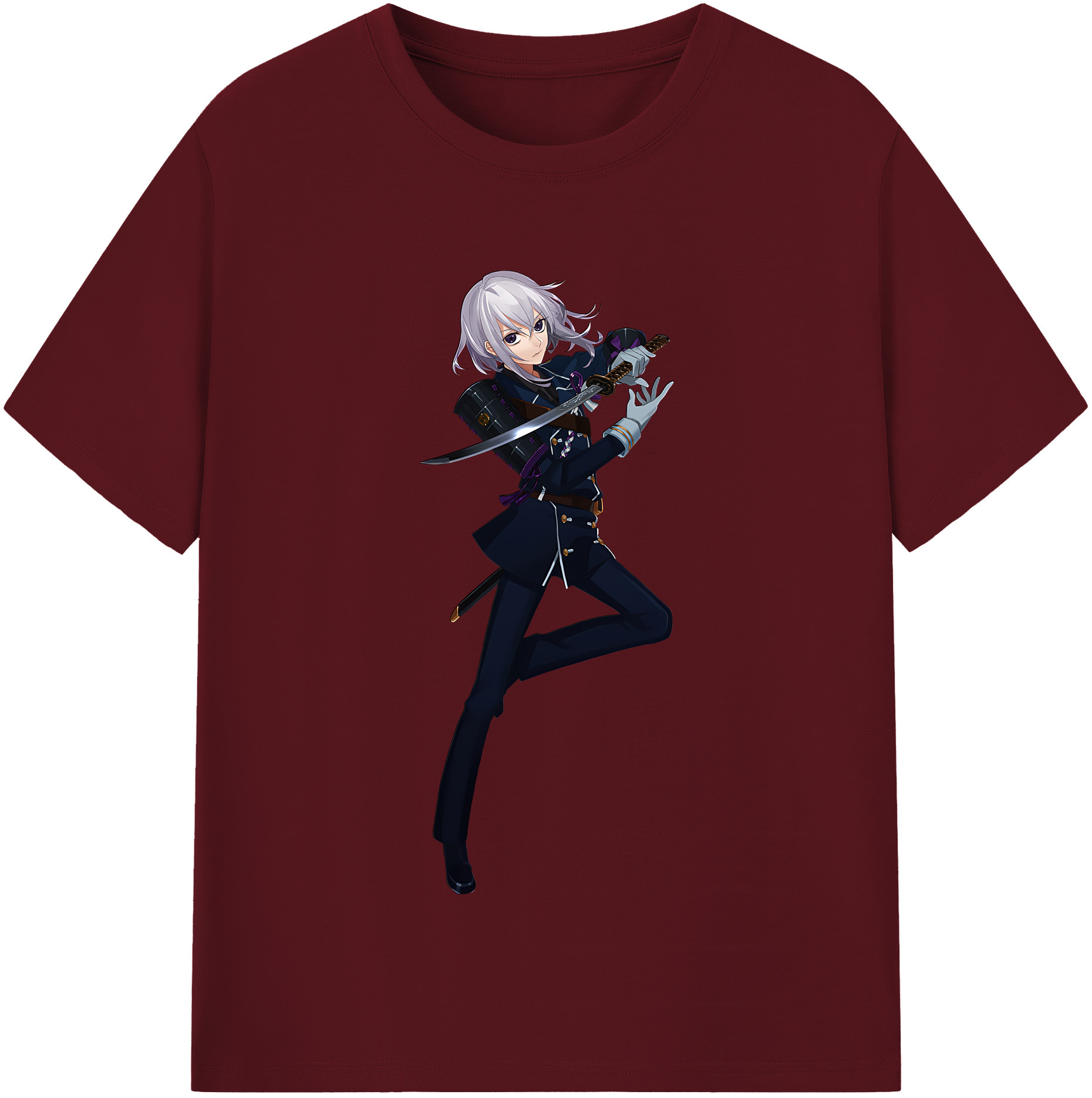 （画像用） 刀剣乱舞 Touken Ranbu 綿100％半袖Tシャツ（フロントプリント）